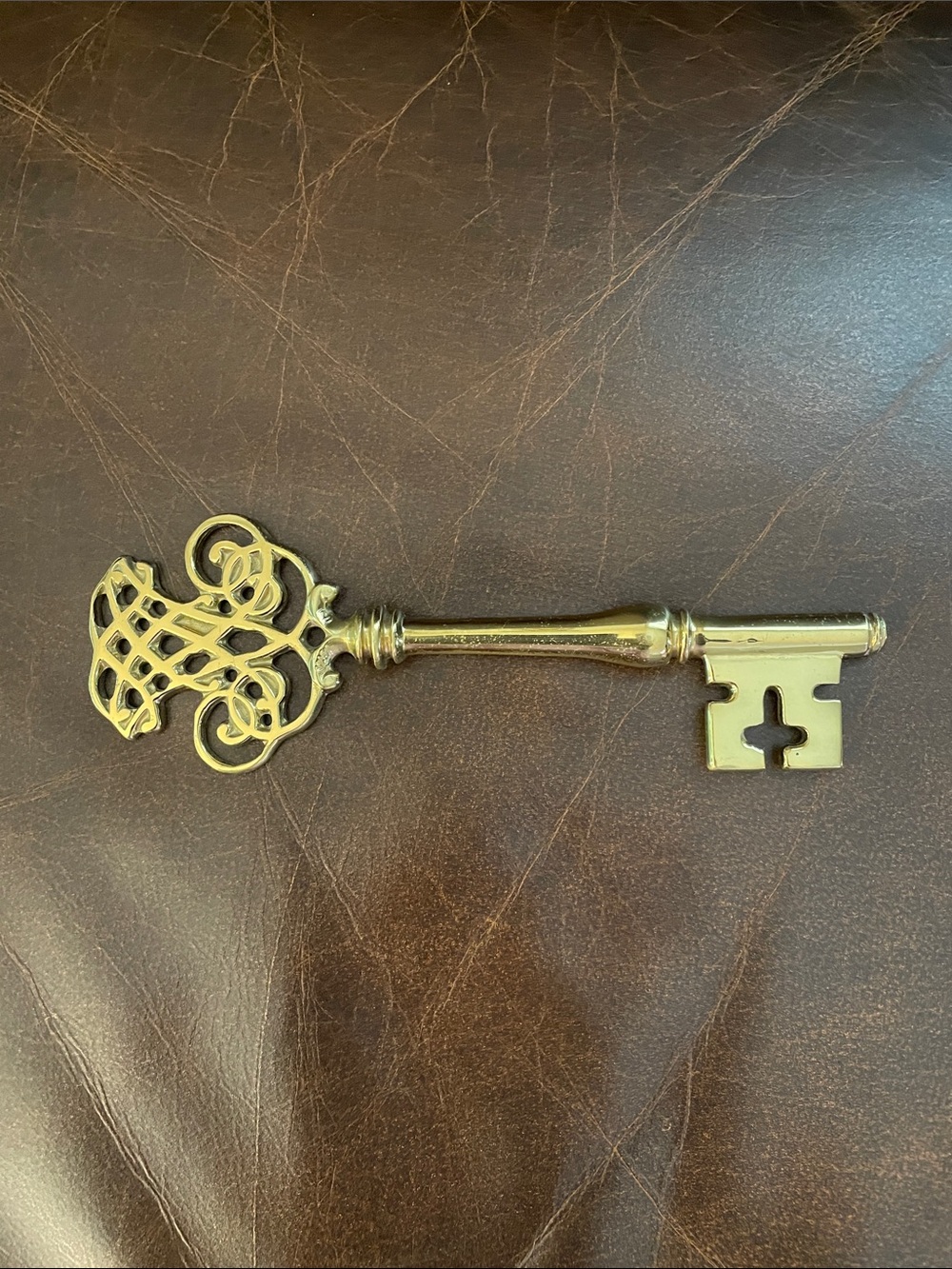 Brass Key - Gold Tone